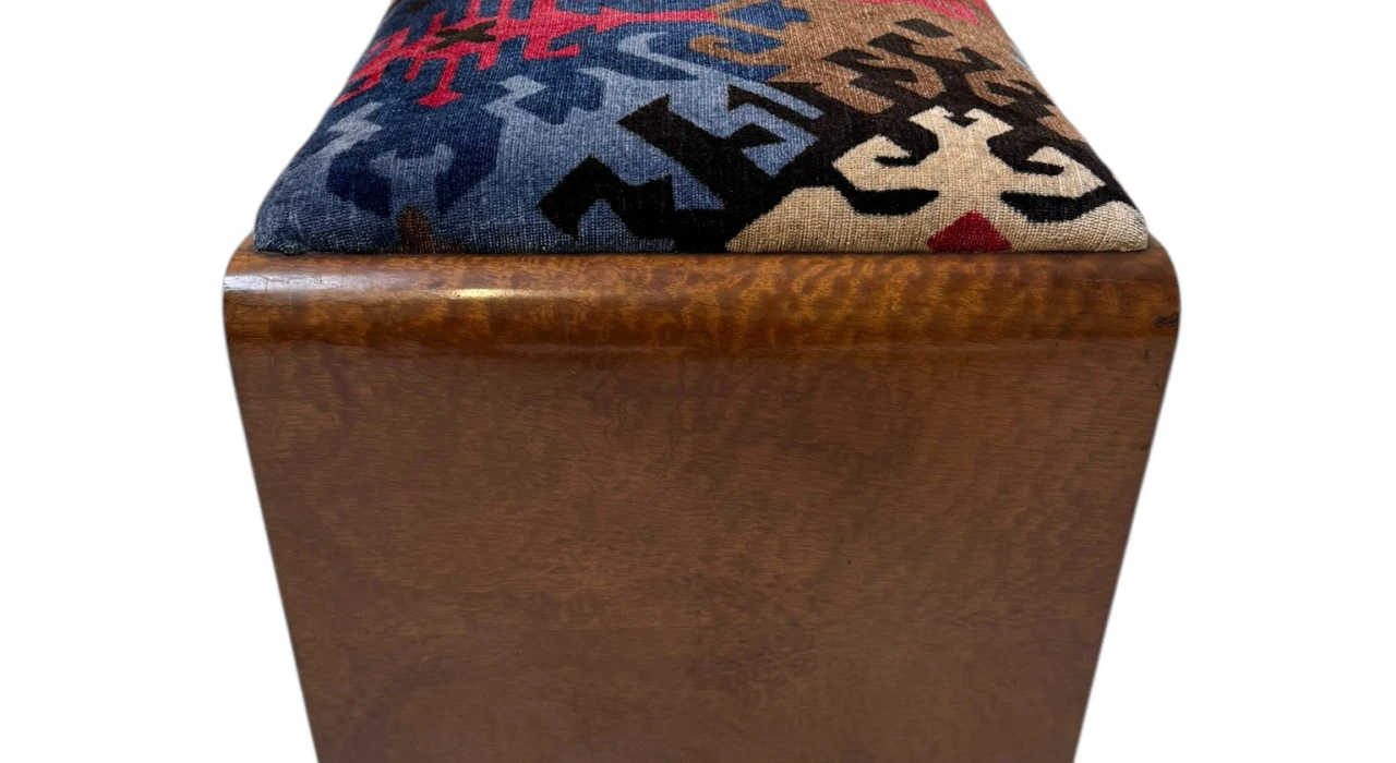 Art Deco Stool by De Coene Frères Kortrijk, 1930s